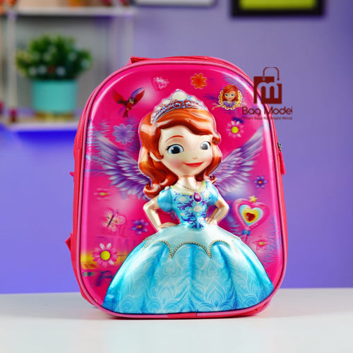 Princess Sophia 3D Double Compartment School Backpack 2
